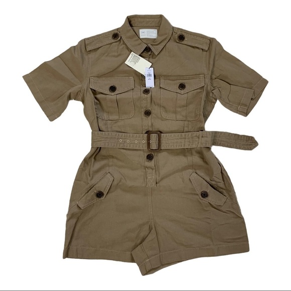 Banana Republic Heritage Safari Romper CottonLinen - Picture 4 of 14